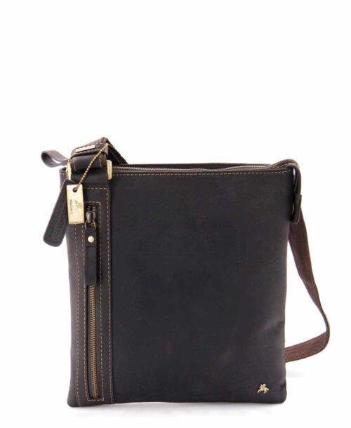 תיקים לגברים ויסקונטי טיילור חום משומן