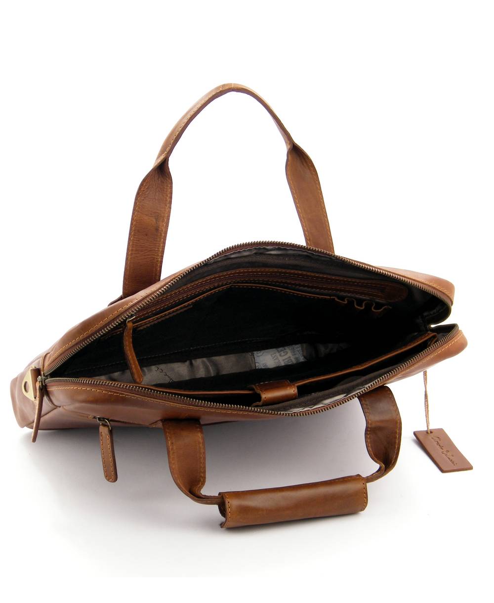 תיק מעור ללפטופ בלוצ'י פולד קונייק - Alberto Bellucci – תמונה 3