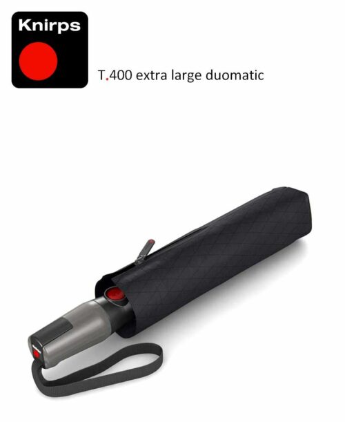 מטריה מתקפלת חזקה קנירפס XL מעוינים Knirps T400