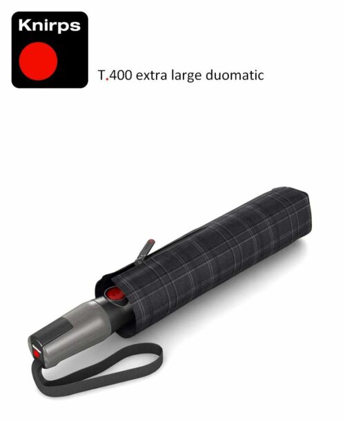 מטרייה מתקפלת חזקה קנירפס XL סקוטי knirps t.400 מטריה גדולה ל-2 אנשים.