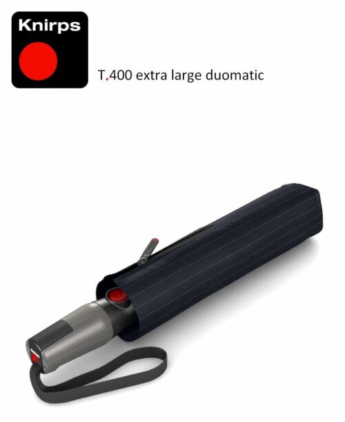 מטרייה מתקפלת חזקה קנירפס XL פסים Knirps T400