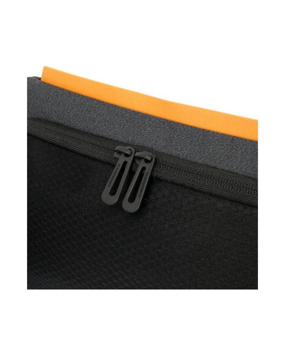 תיק פאוץ לגבר קינגסון אפור כהה – תמונה 9