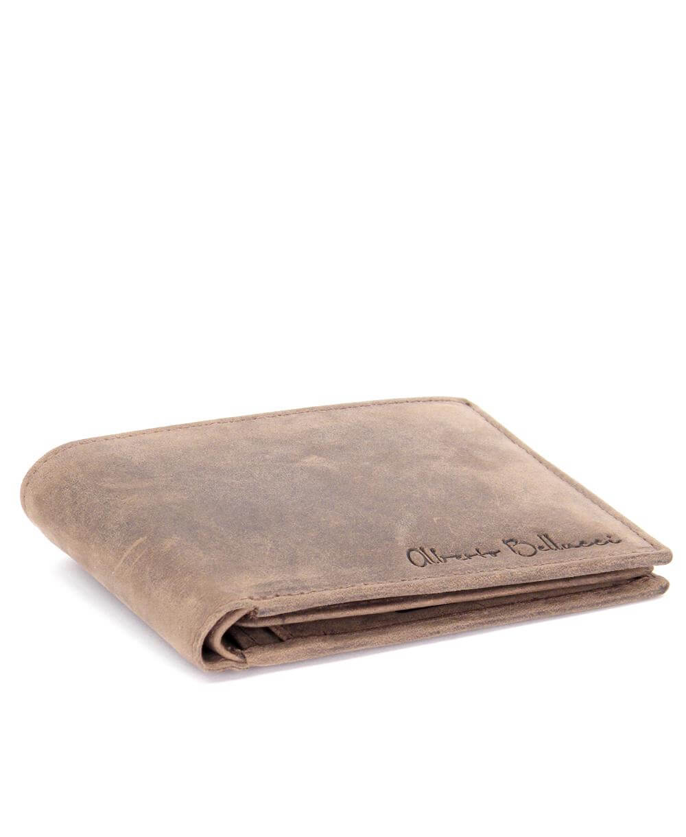 ארנק גדול לגבר בלוצ'י חום משומן – תמונה 4