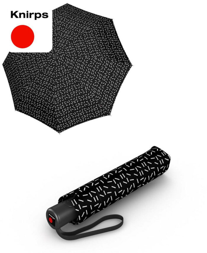 מטריה מתקפלת אוטומטית איכותית קנירפס ריקוד שחור KNIRPS A200 מטריות קנירפס.