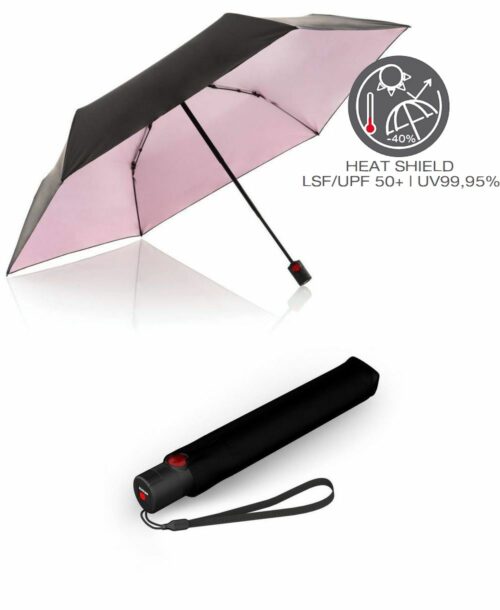 מטריה קנירפס סופר קלה איכותית בינונית אוטומטית שחור, מטרייה שמשיה נגד קרינת שמש, מטריית קיץ וחורף, שמשיה UV 99%
