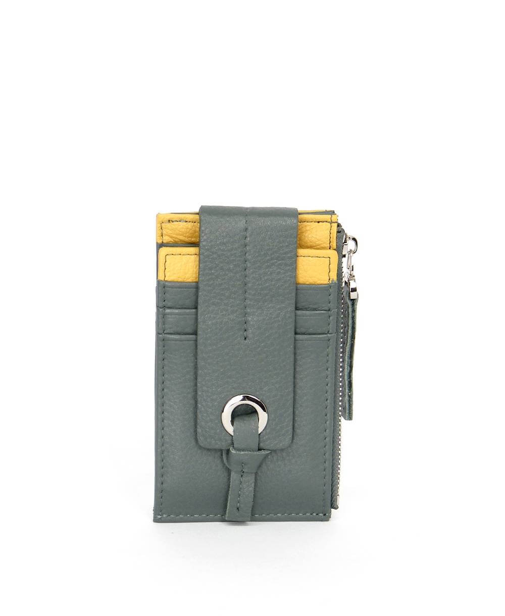 ארנק קטן לכרטיסים נטע שדה מנטה, ארנקים לנשים.