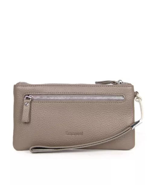 ארנק קלאץ לנשים ארנקי עמנואל אפור 6304 (1)