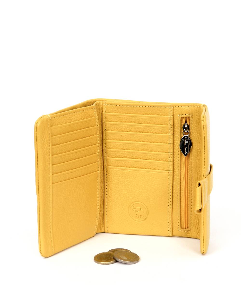 ארנק קטן לנשים קשר צהוב | נטע שדה – תמונה 5