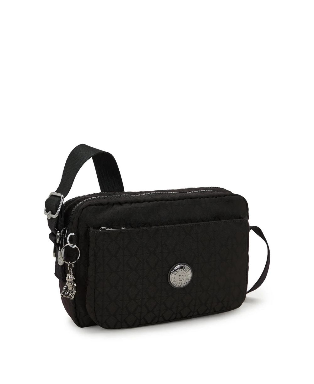 תיק קיפלינג אבאנו M שחור טקסטורה – תמונה 4