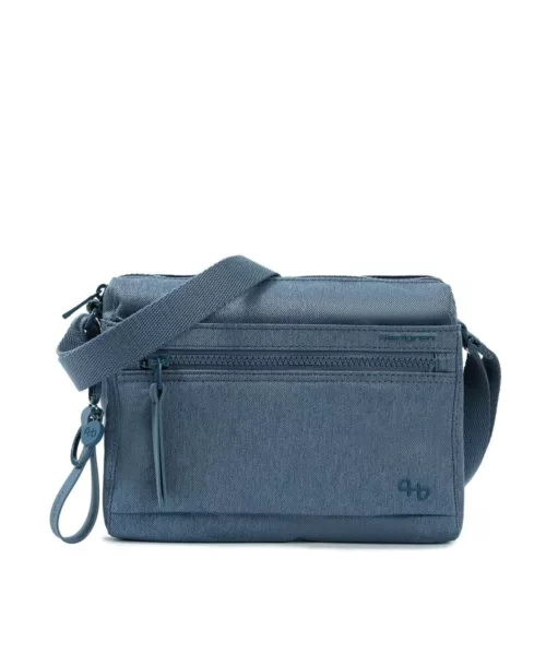 תיק אלכסוני לנשים הדגרין Hedgren Eye כחול ג'ינס (1)