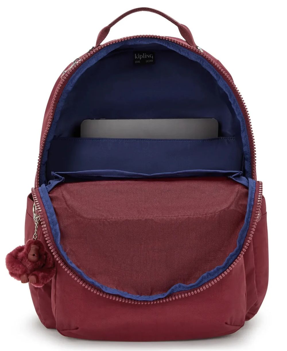 תיק גב קיפלינג סאול בורדו יין – תמונה 6