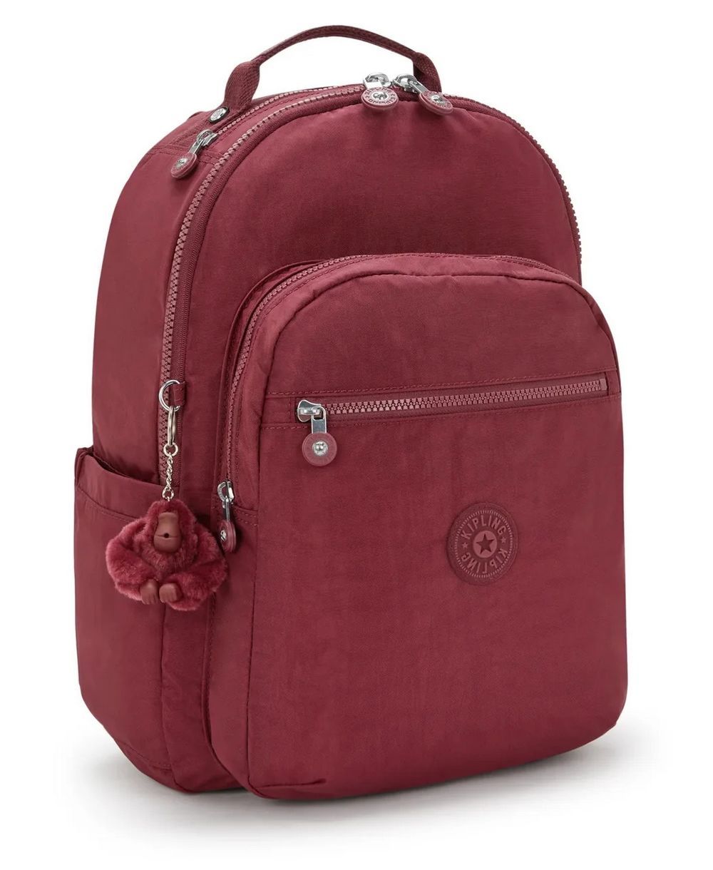 תיק גב קיפלינג סאול בורדו יין – תמונה 3