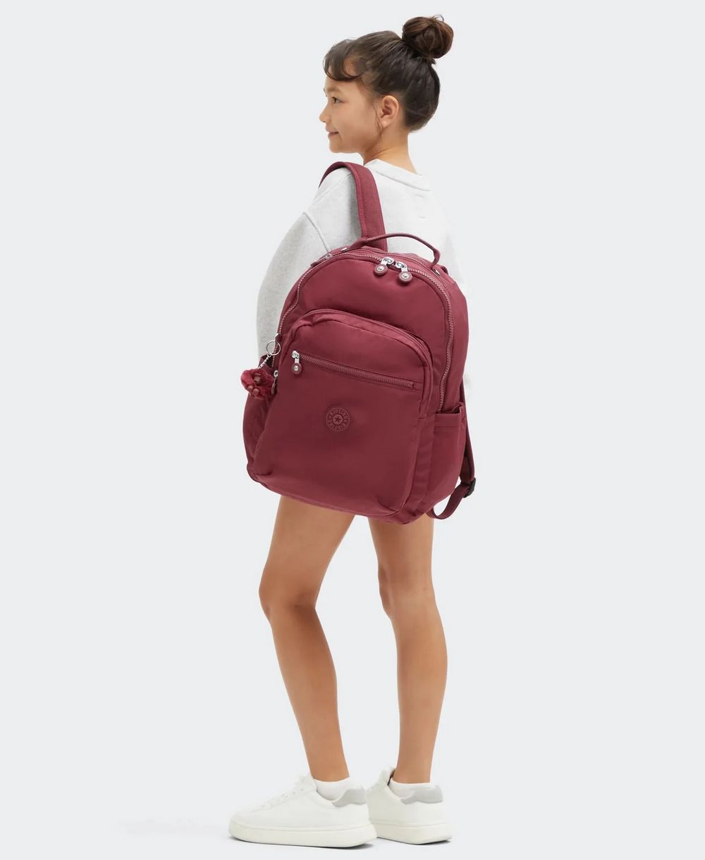 תיק גב קיפלינג סאול בורדו יין – תמונה 2