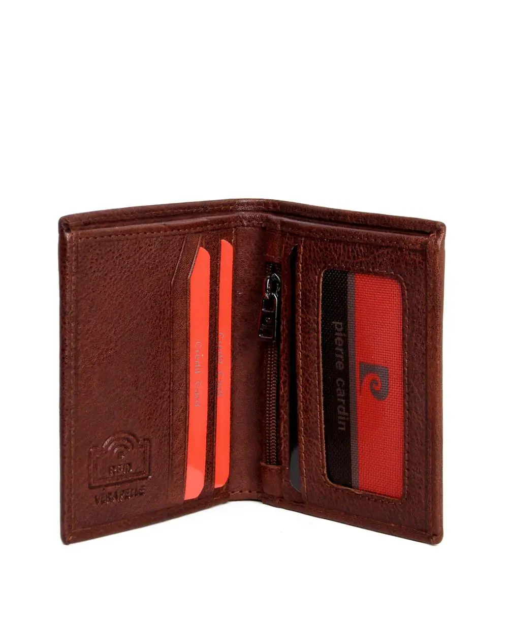 ארנק לגבר Pierre Cardin סגירת מגנט חום – תמונה 2