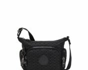 תיק קיפלינג גאבי מיני שחור טקסטורה (1)