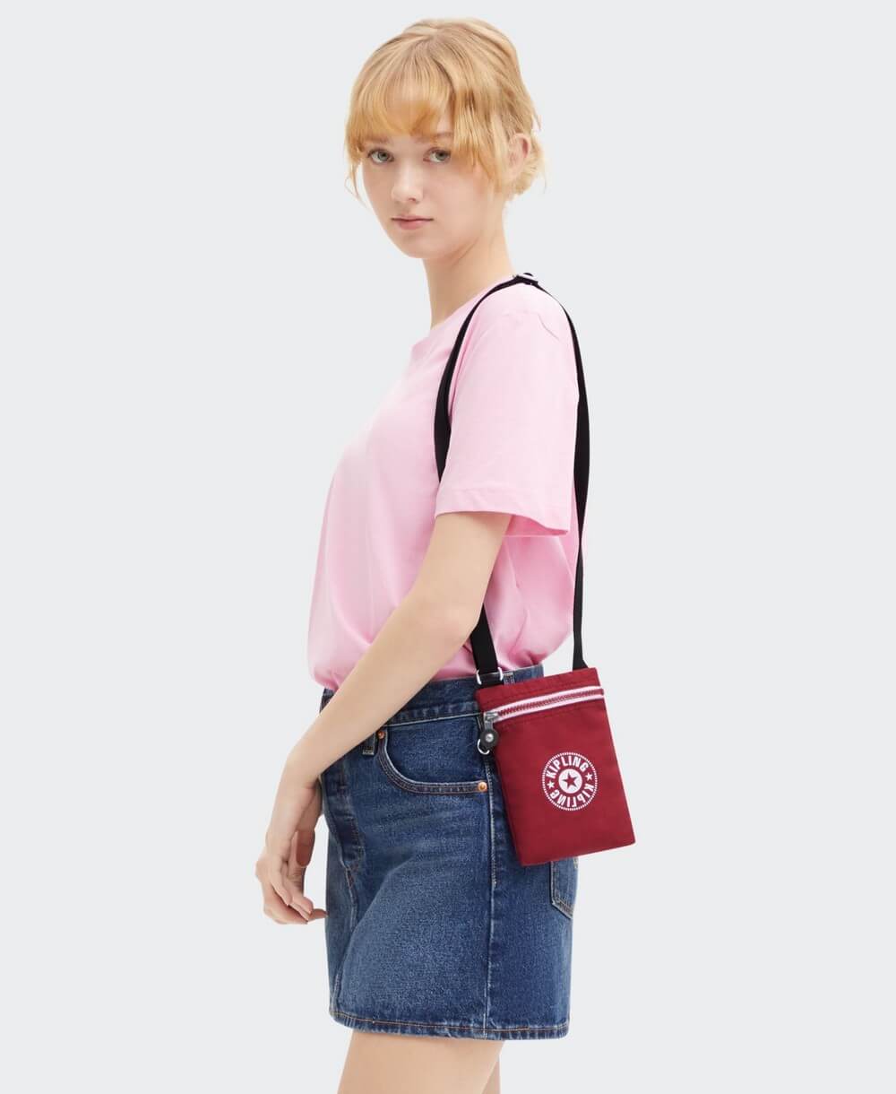 תיק לטלפון קיפלינג אפיה אדום יין – תמונה 2