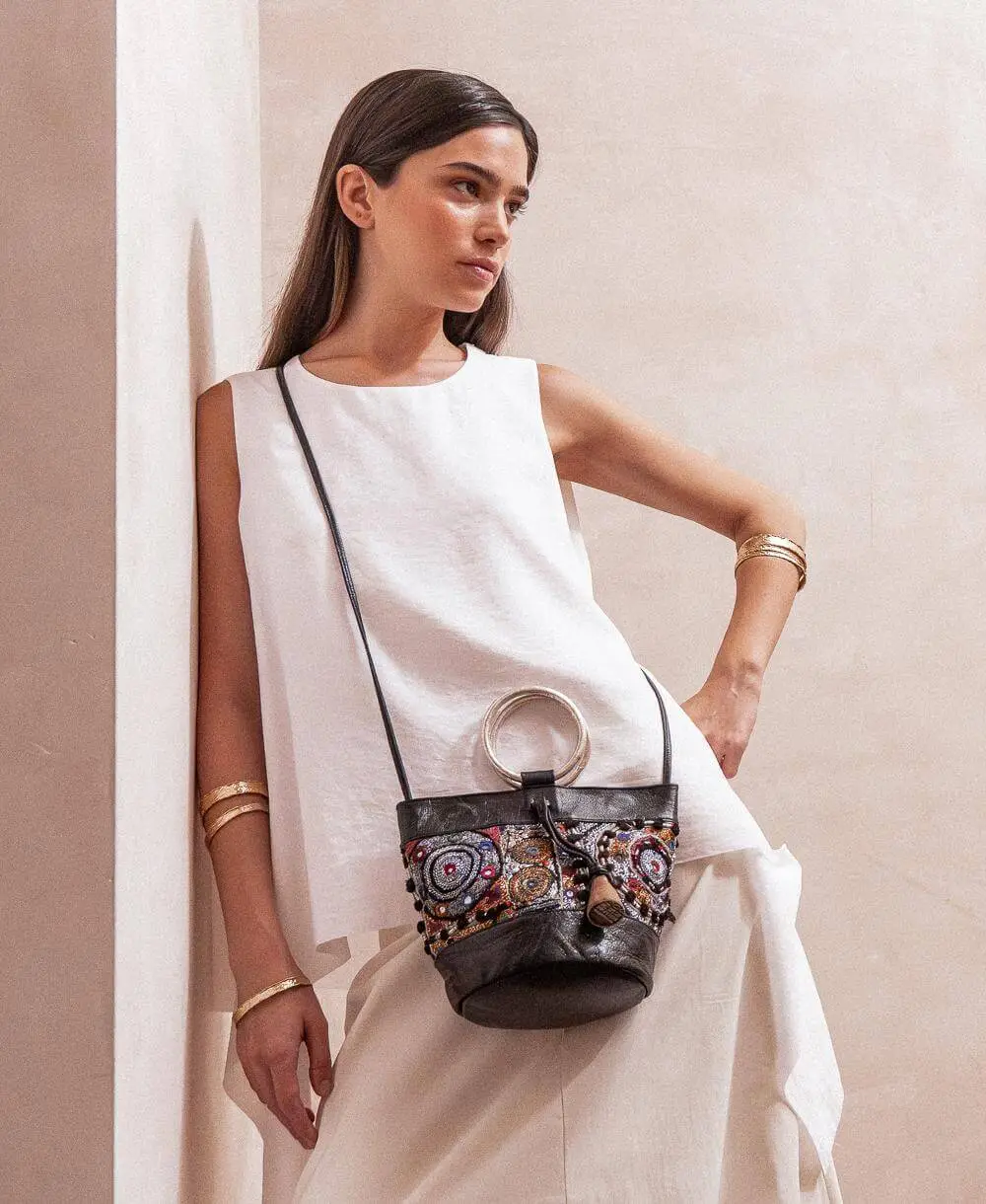 מיני תיק סיטה שחור | ONE ONE FIVE – תמונה 2