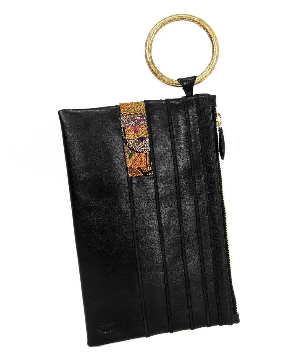 תיק-לנשים-מעטפה-עור-שחור-מעצבת-אורית-לבנת-דגם-דהן-115