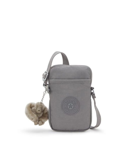 תיק קיפלינג לטלפון נייד דגם טלי אפור מזמין (1)