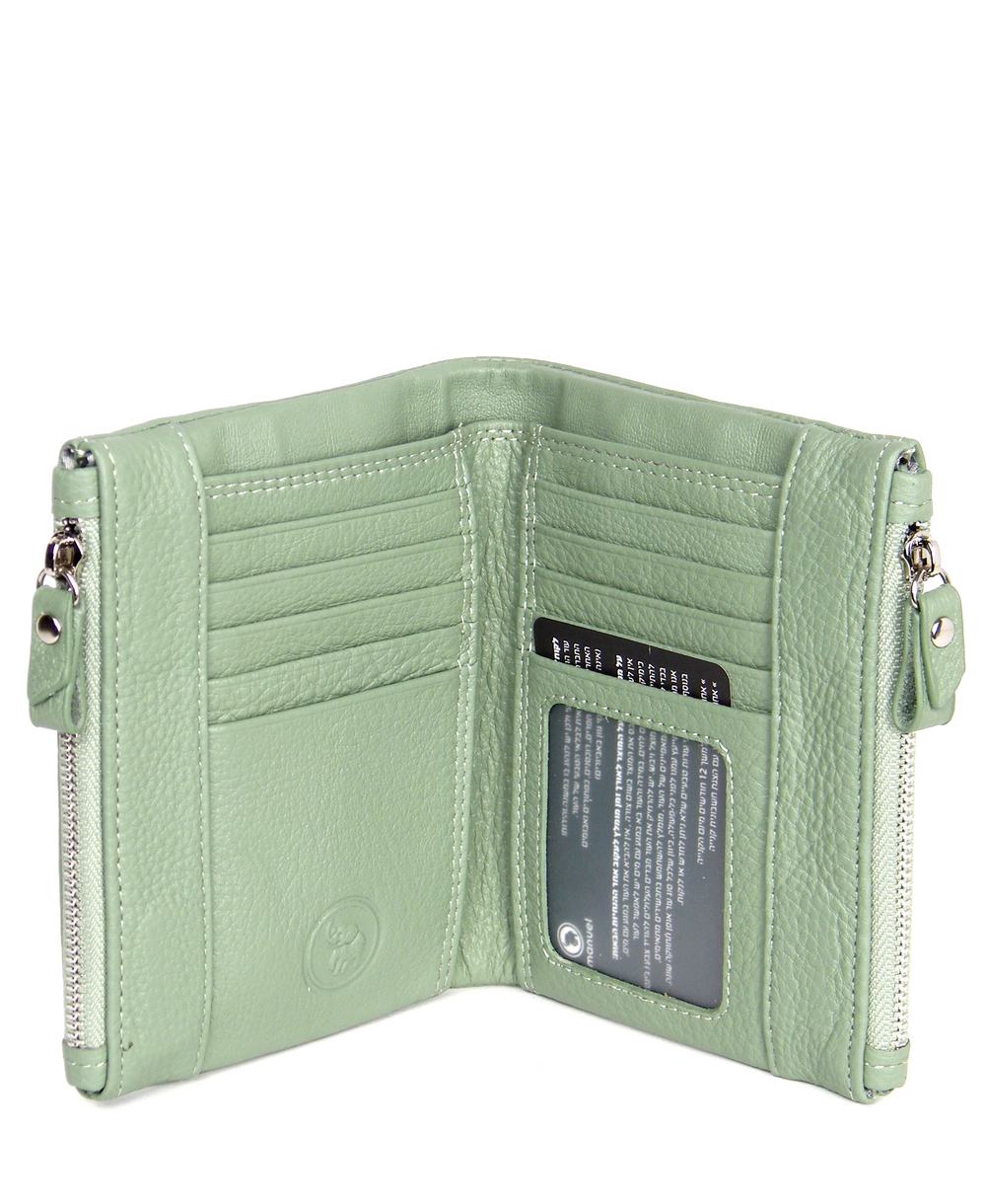 ארנק לנשים קלאודיה מיני מנטה בהיר | עמנואל – תמונה 2