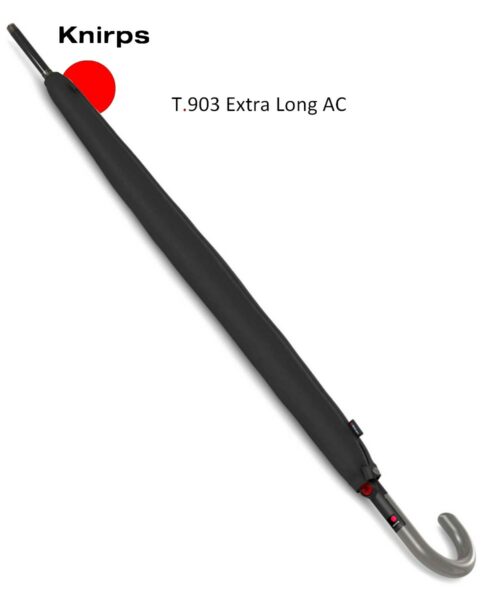 מטריה חזקה וגדולה קנירפס T.903 KNIRPS בד שחור, מטריה איכותית וחזקה ביותר (1)