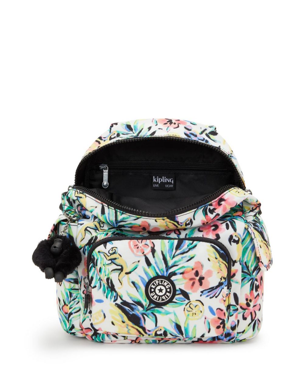 תיק גב קיפלינג סיטי פאק מיני פרחים – תמונה 5