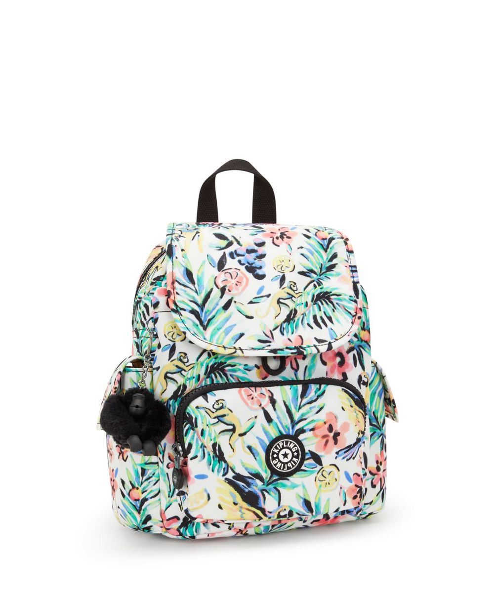 תיק גב קיפלינג סיטי פאק מיני פרחים – תמונה 3