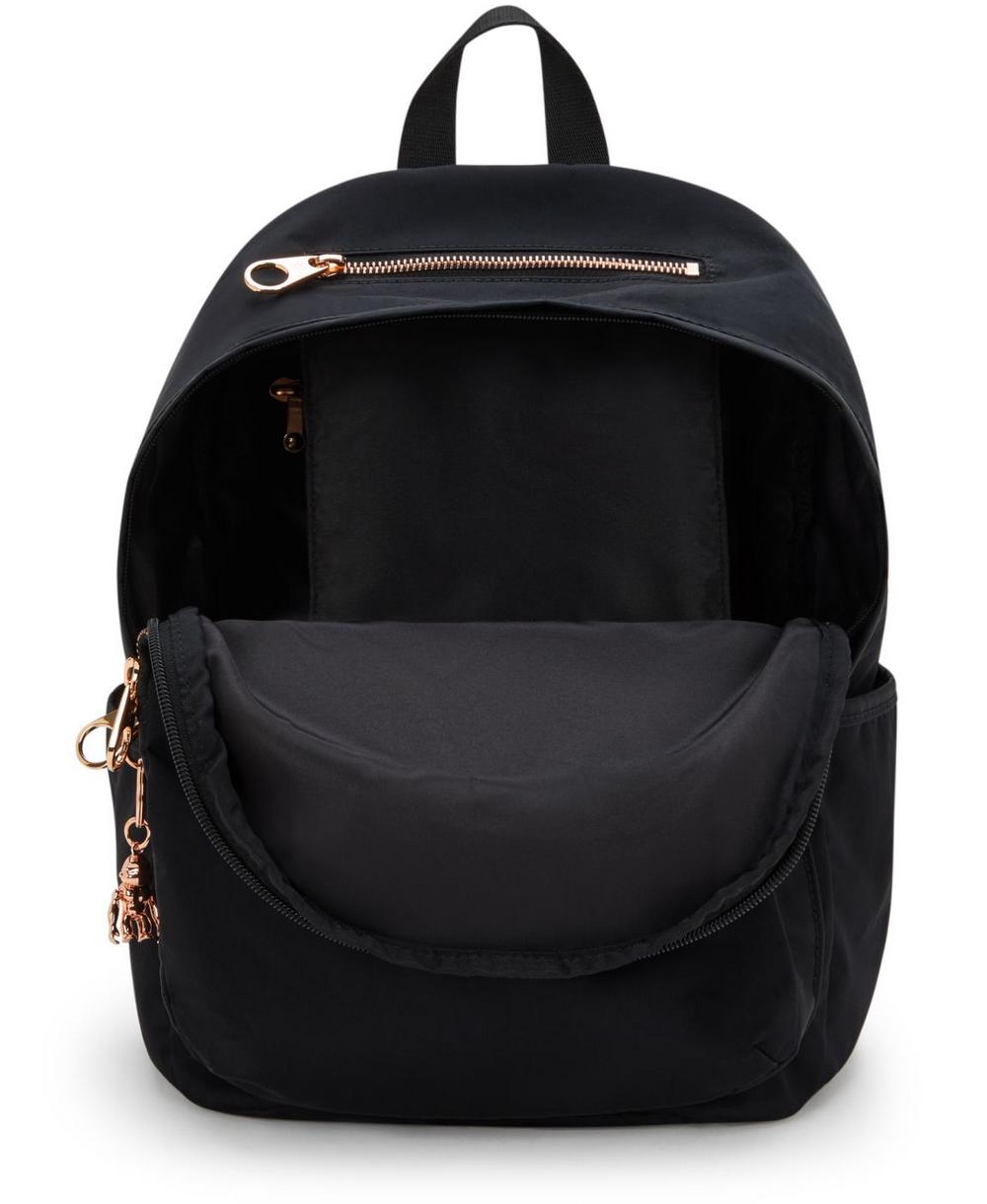 תיק גב קיפלינג דילה שחור זהב – תמונה 5