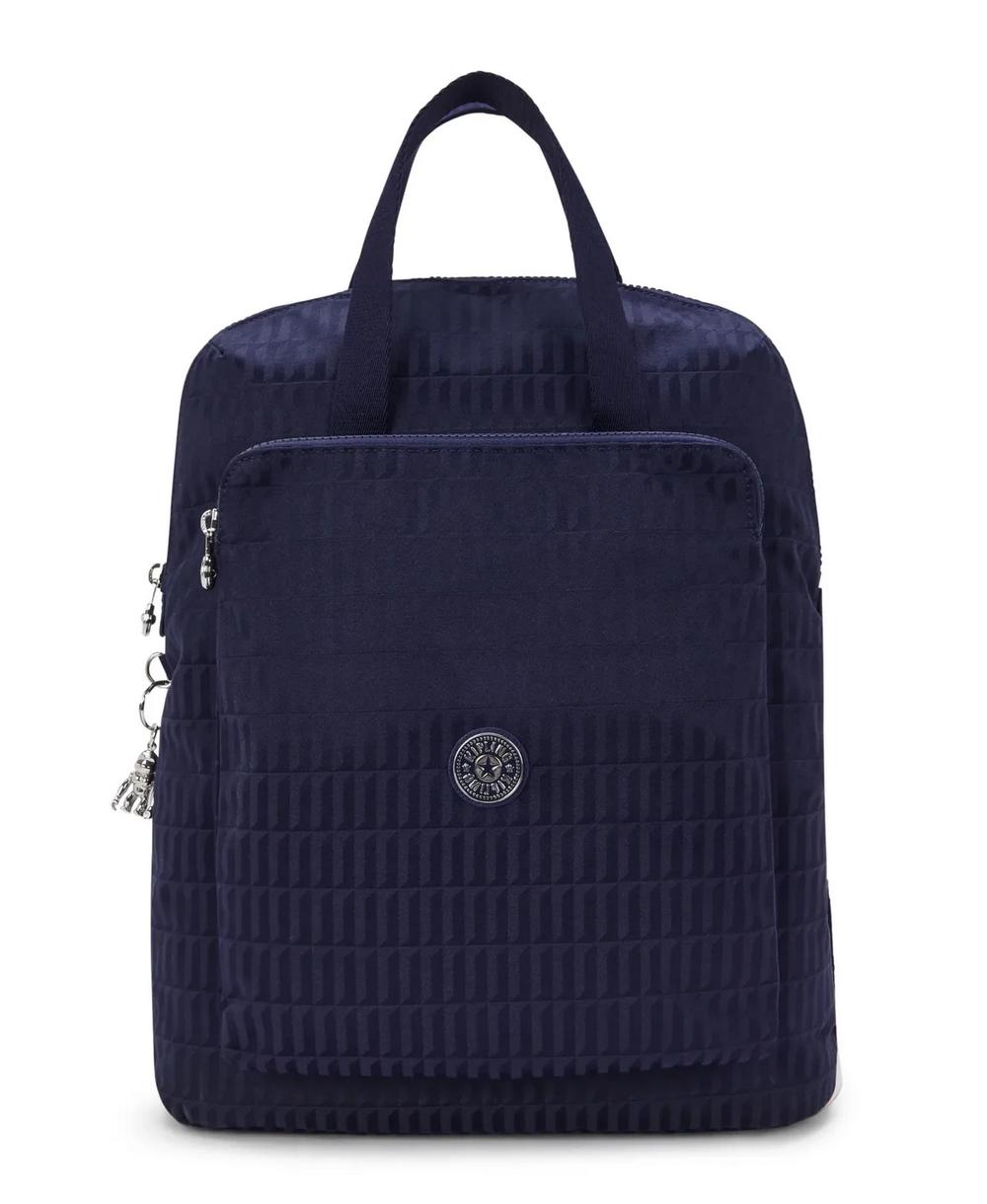 תיק גב למחשב נייד לנשים קיפלינג קזוקי קוביות כחול (1)