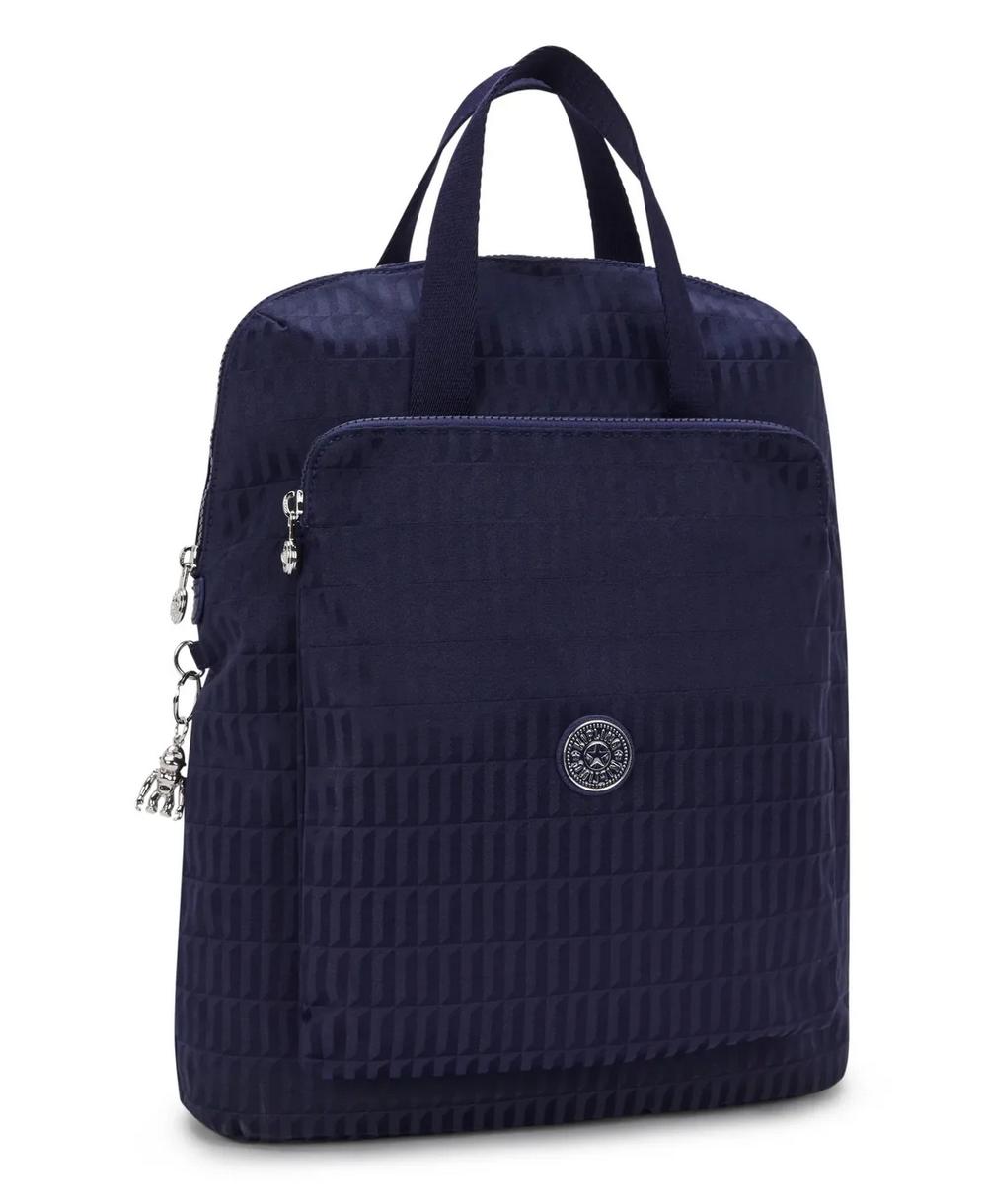 תיק גב למחשב נייד Kipling קזוקי כחול קוביות – תמונה 3