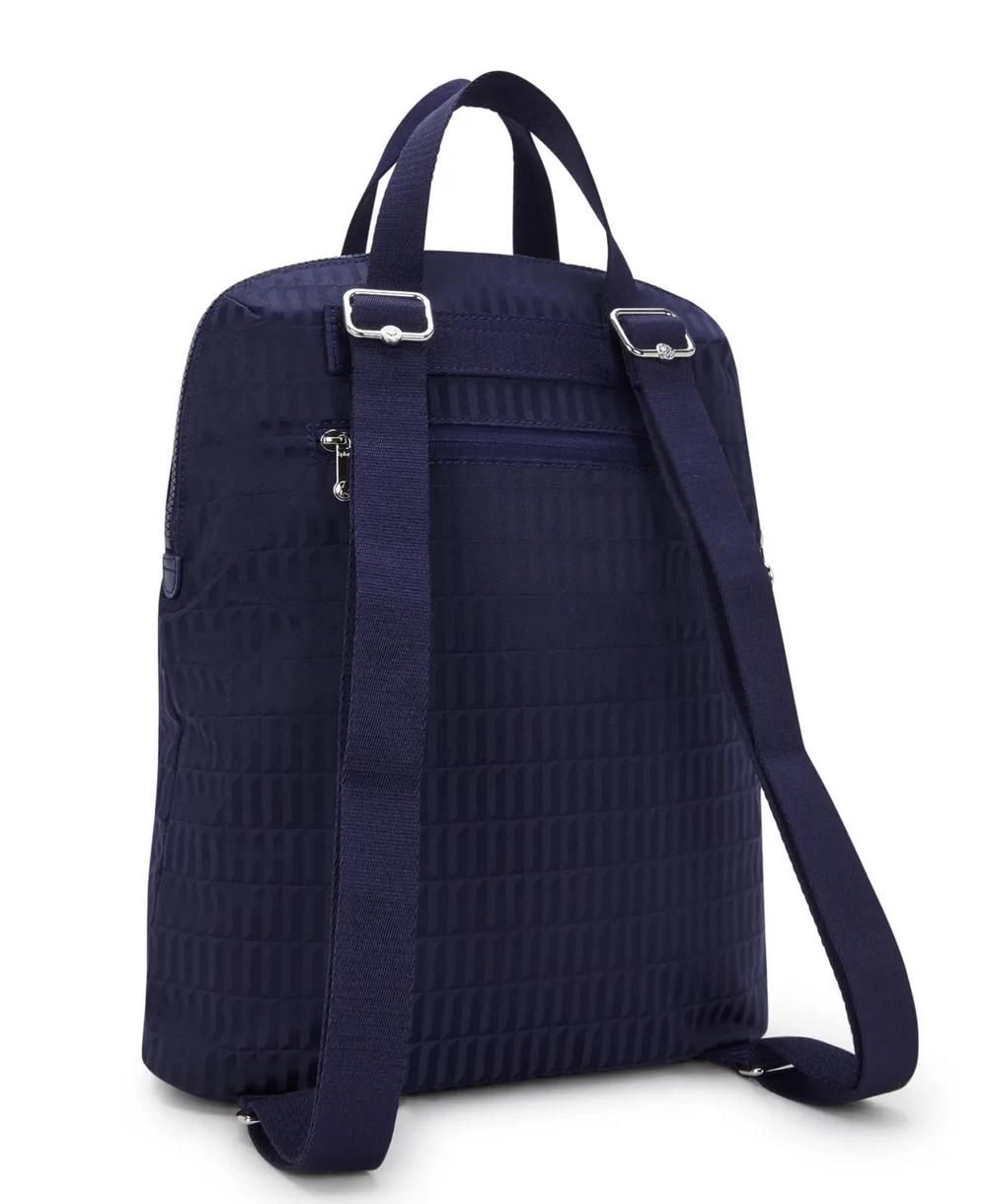 תיק גב למחשב נייד Kipling קזוקי כחול קוביות – תמונה 4