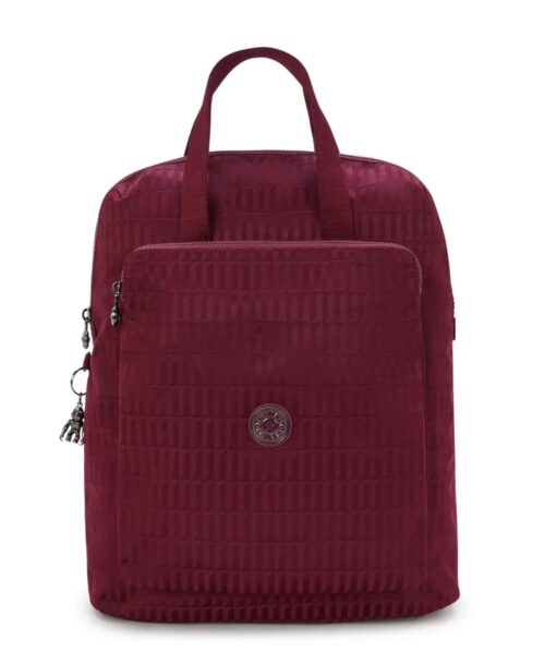 תיק גב למחשב נייד קיפלינג קזוקי קוביות בורדו יין (1)