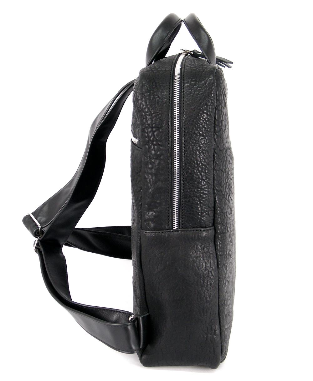 תיק גב לנשים איבו גב שחור | נאפה – תמונה 3