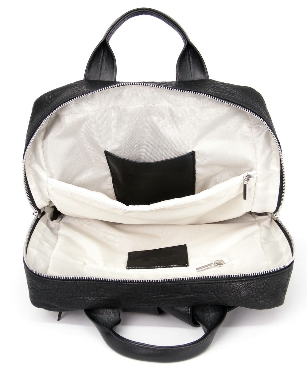 תיק גב לנשים איבו גב שחור | נאפה – תמונה 6