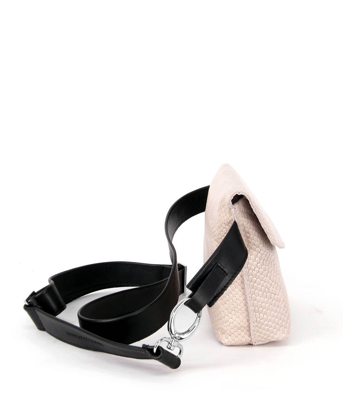 תיק פאוץ אלכסון נויה עור פאודר קשקשים | נאפה – תמונה 5