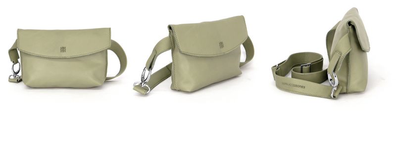 תיק פאוץ נויה קטן בגוון ירוק מנטה קיץ 2024