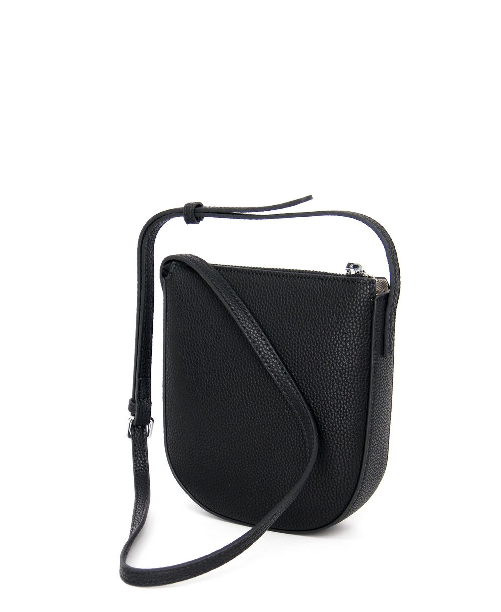 תיק עור קטן לנשים דגם פאסו שחור | נאפה – תמונה 5
