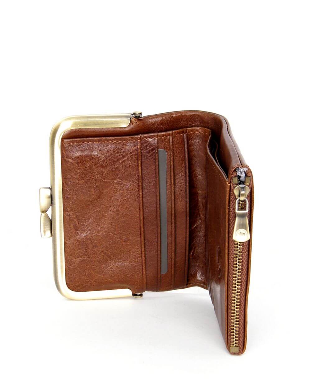 ארנק קטן לנשים לילי חום | עמנואל – תמונה 2