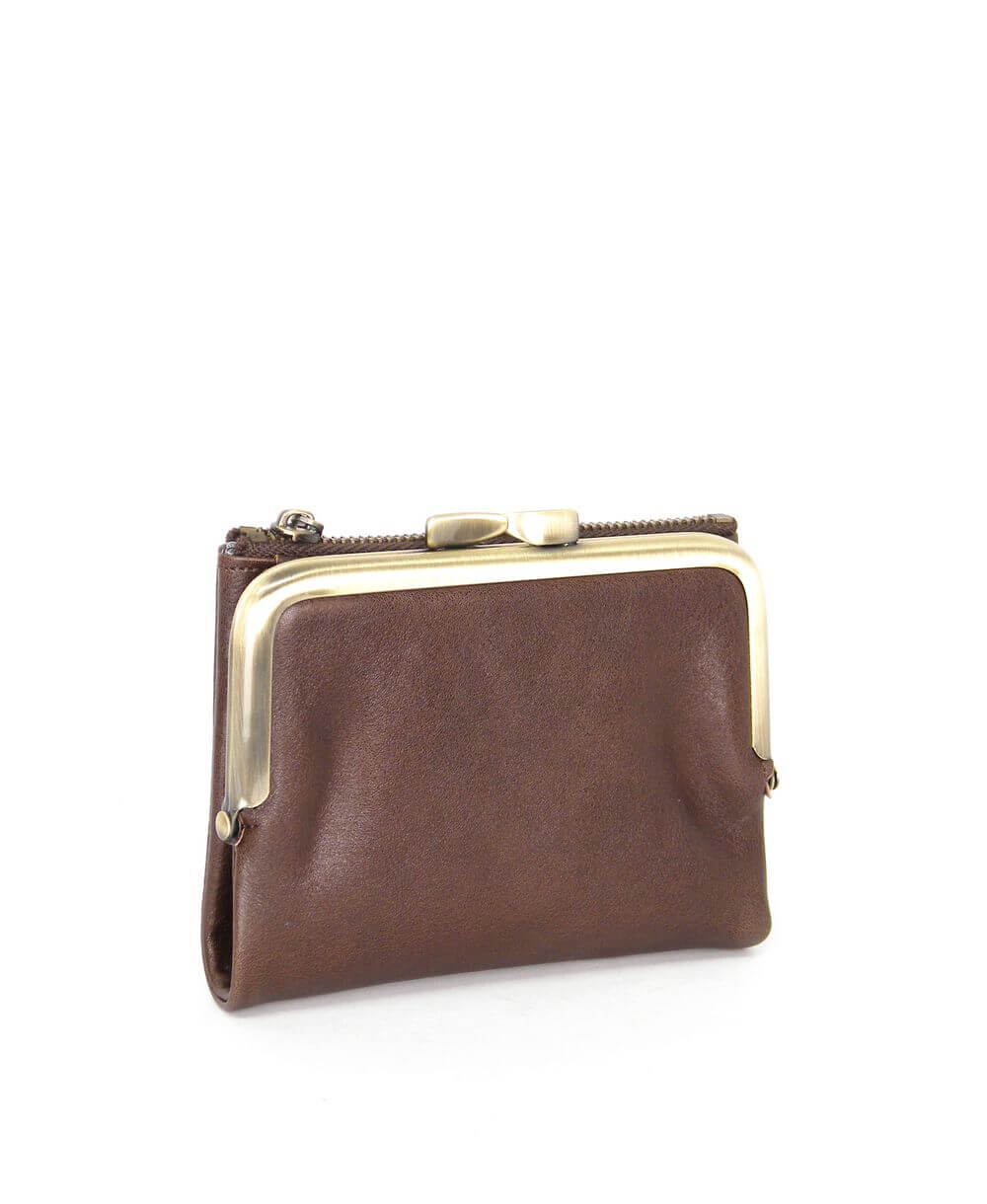 ארנק קטן לנשים לילי חום כהה | עמנואל – תמונה 4