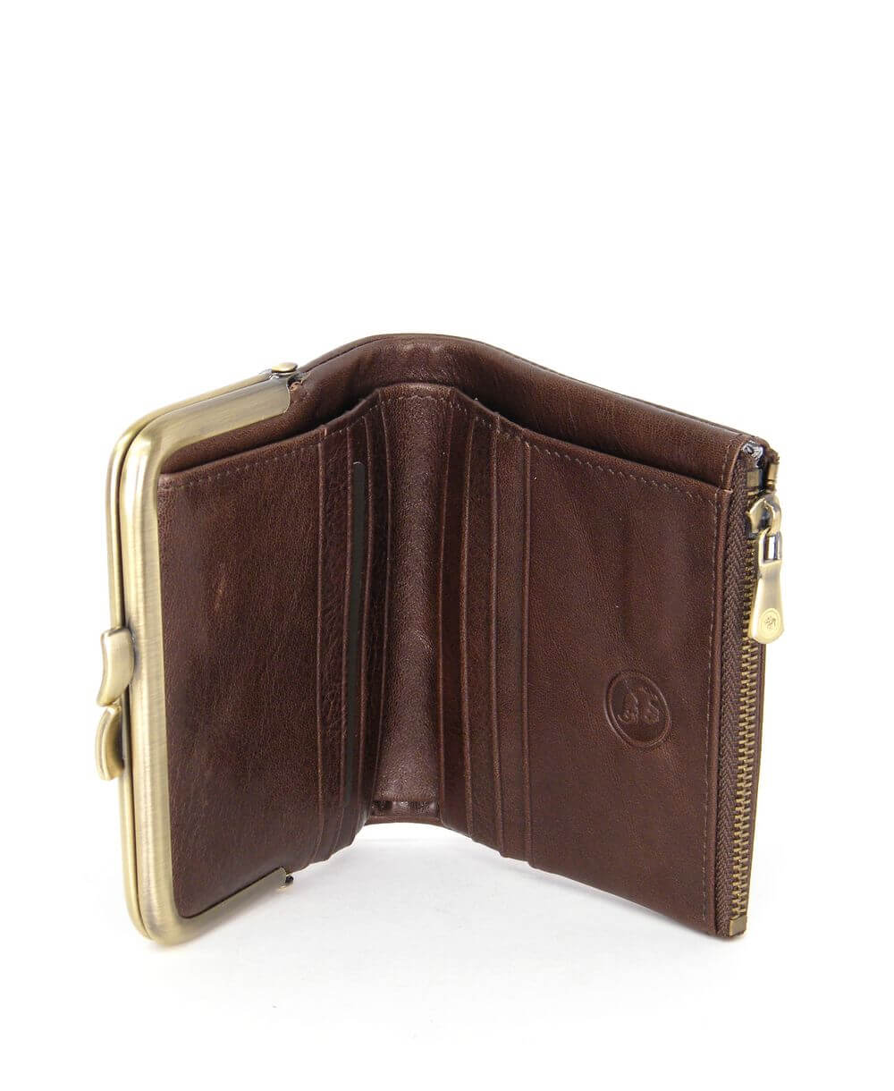 ארנק קטן לנשים לילי חום כהה | עמנואל – תמונה 5