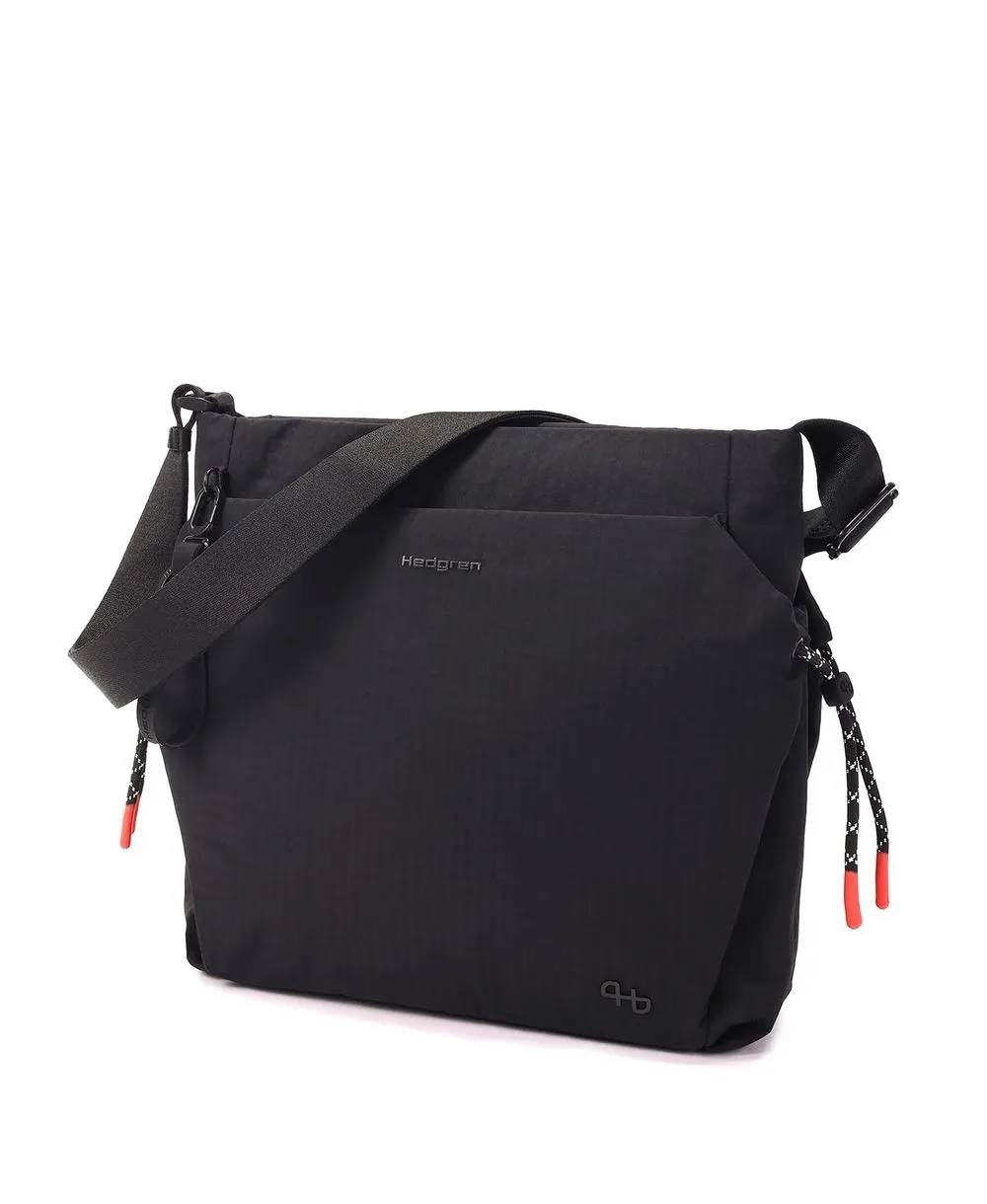 תיק לנשים MAKOTO בד שחור | Hedgren – תמונה 3