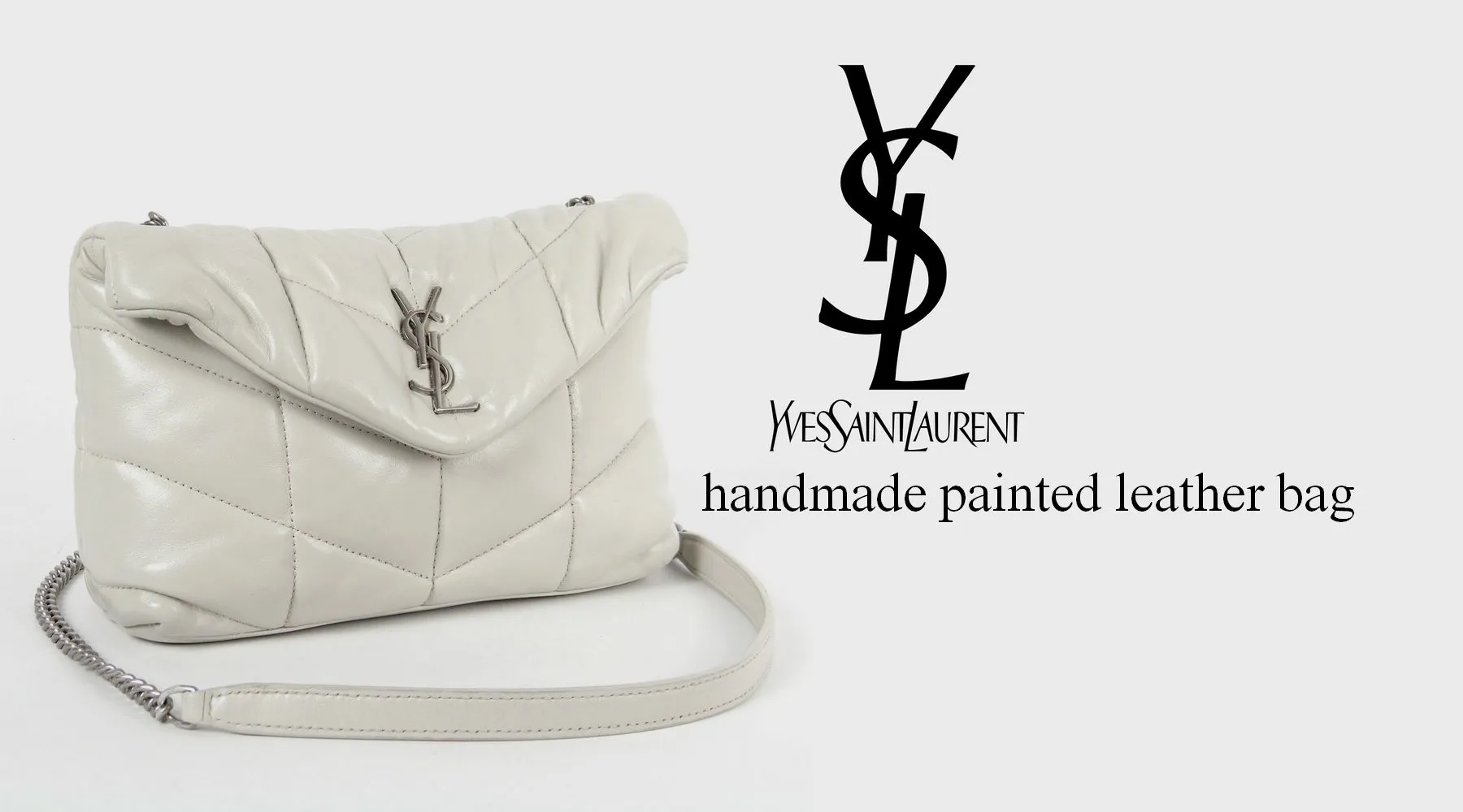 צביעת תיק עור בהיר של איב סן לורן nappa.co.il