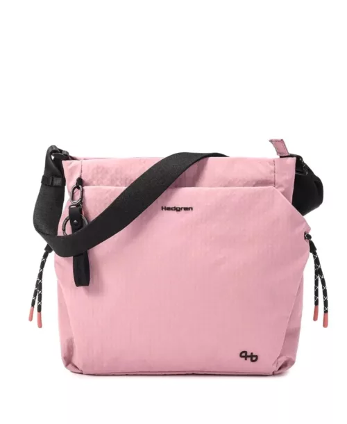 תיק אלכסון לנשים חברת הדגרין MAKOTO בד ורוד אלגנטי