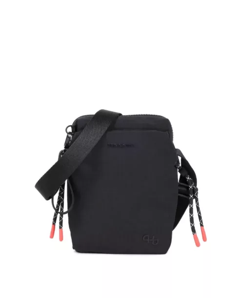 תיק אלכסון לנשים חברת הדגרין דגם SIPHO בד שחור