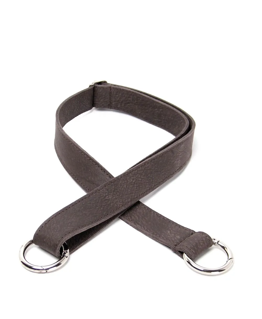 רצועת עור לתיק חום אפריקה (1)