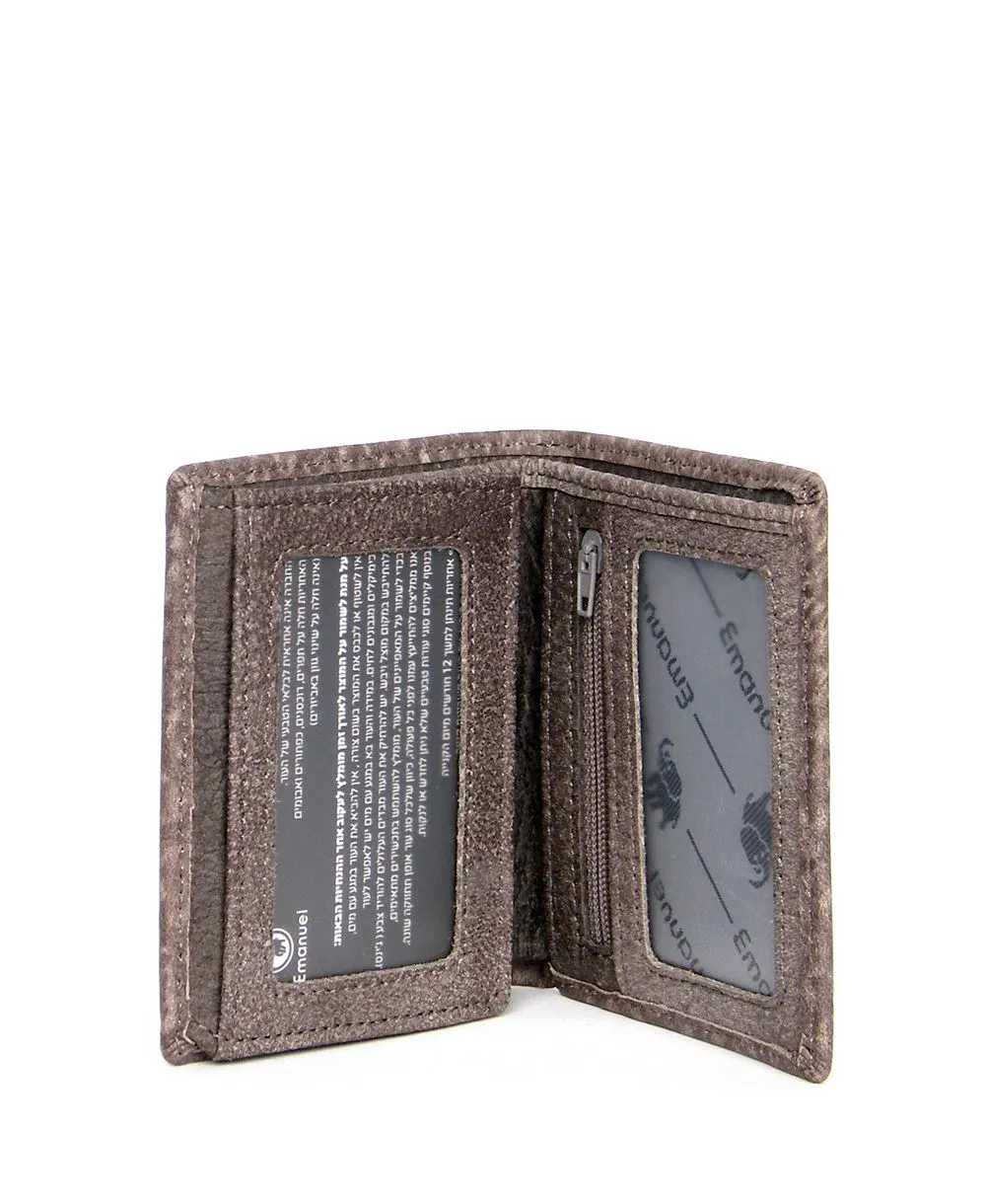 ארנק לגבר 7 כרטיסים חום – תמונה 3