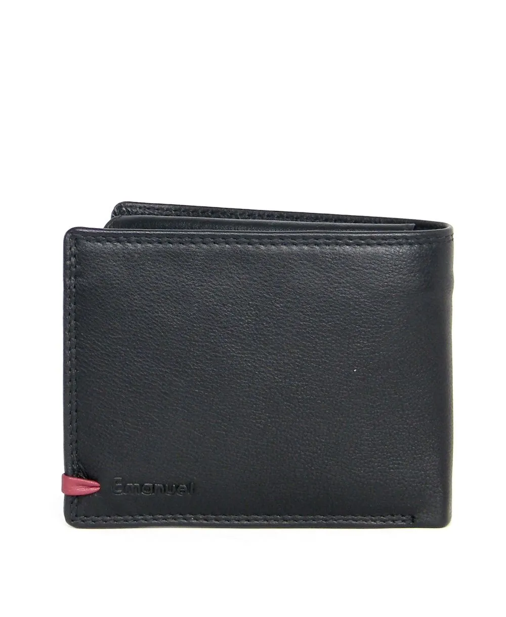 ארנקים לגברים מעור עמנואל סטאר שחור (1)