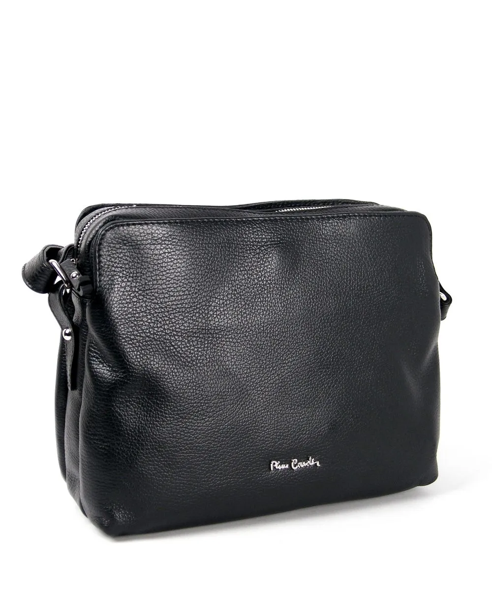 תיק צד לנשים קונטור שחור | Pierre Cardin – תמונה 2