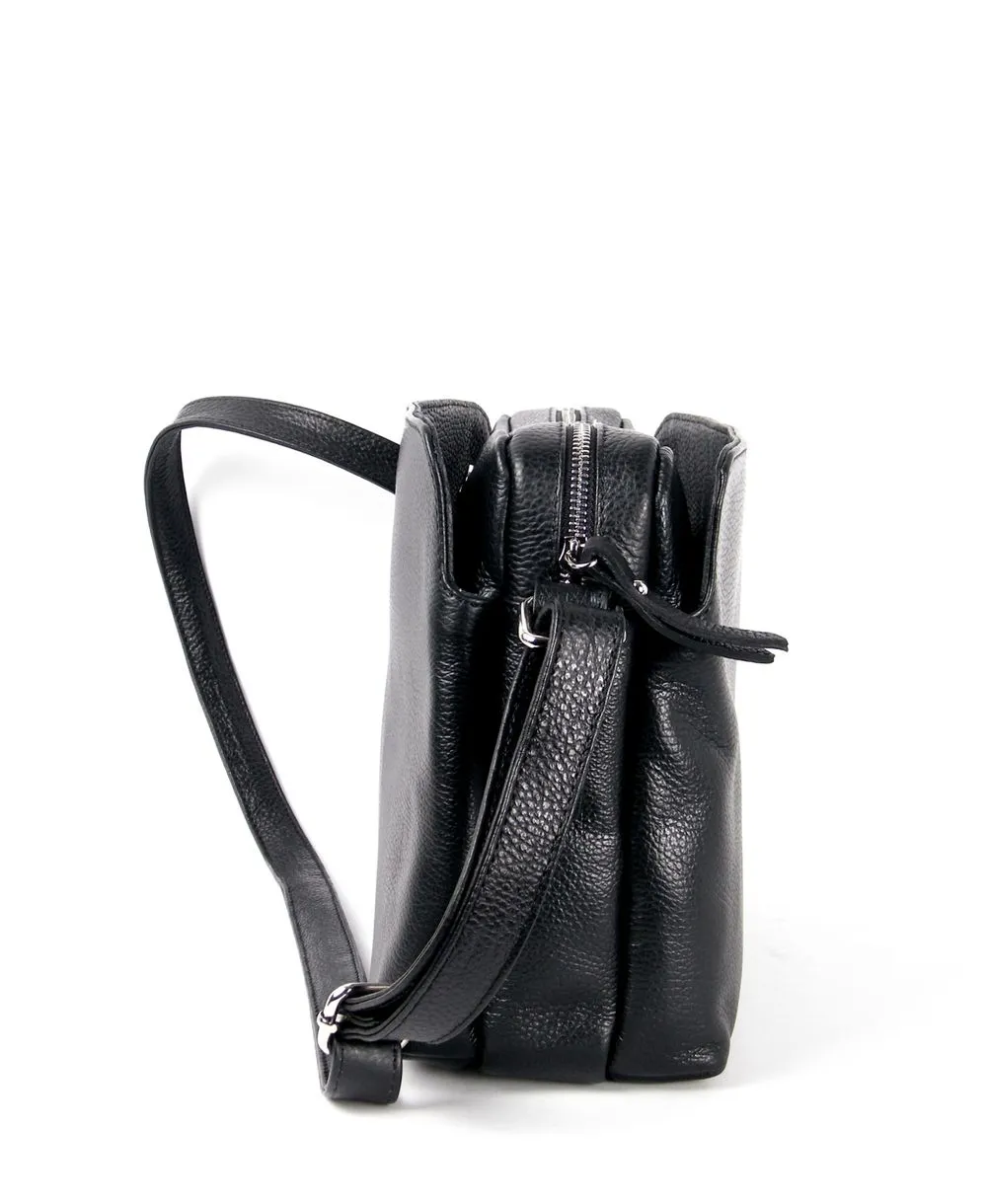 תיק צד לנשים קונטור שחור | Pierre Cardin – תמונה 3