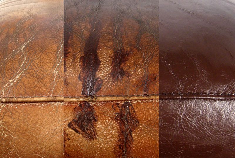 חידוש וצביעת עור תמונה המראה את לפני ואחרי